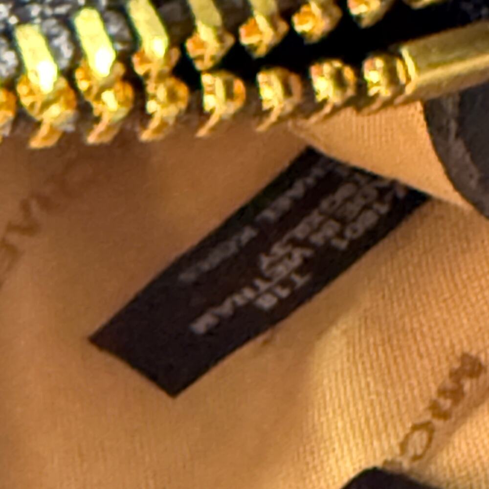Michael Kors Whitney Studded Frame Shoulder Bag Navy Blue Gold Chain - Picture 9 of 10